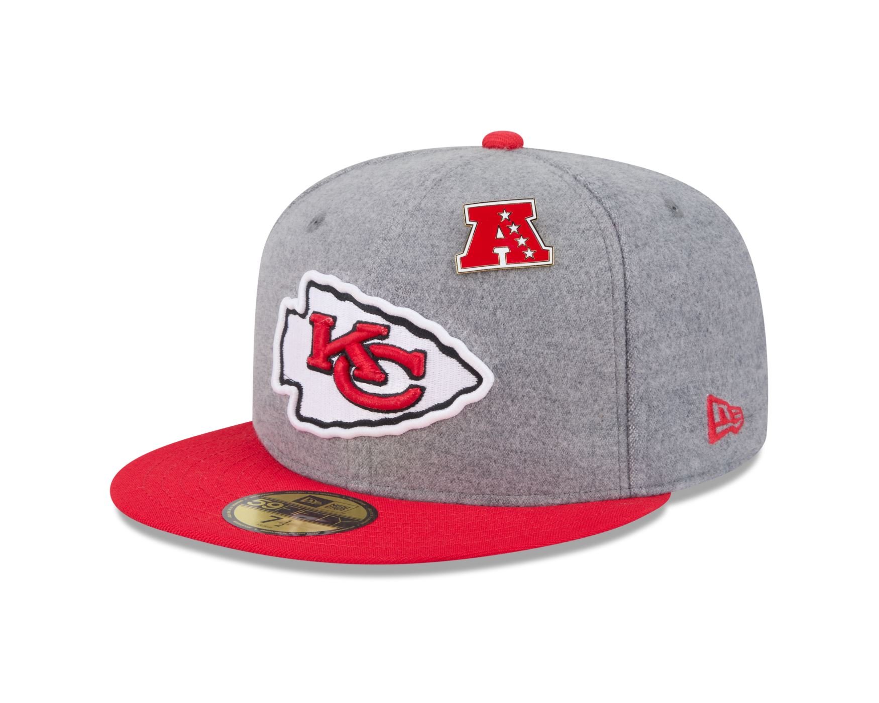 Bone New Era 59FIFTY Kansas City Chiefs NFL Vermelho