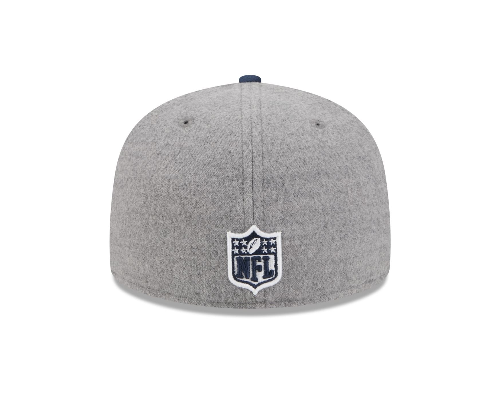 Bone New Era 59FIFTY New England Patriots NFL Azul Cinza/Azul 5