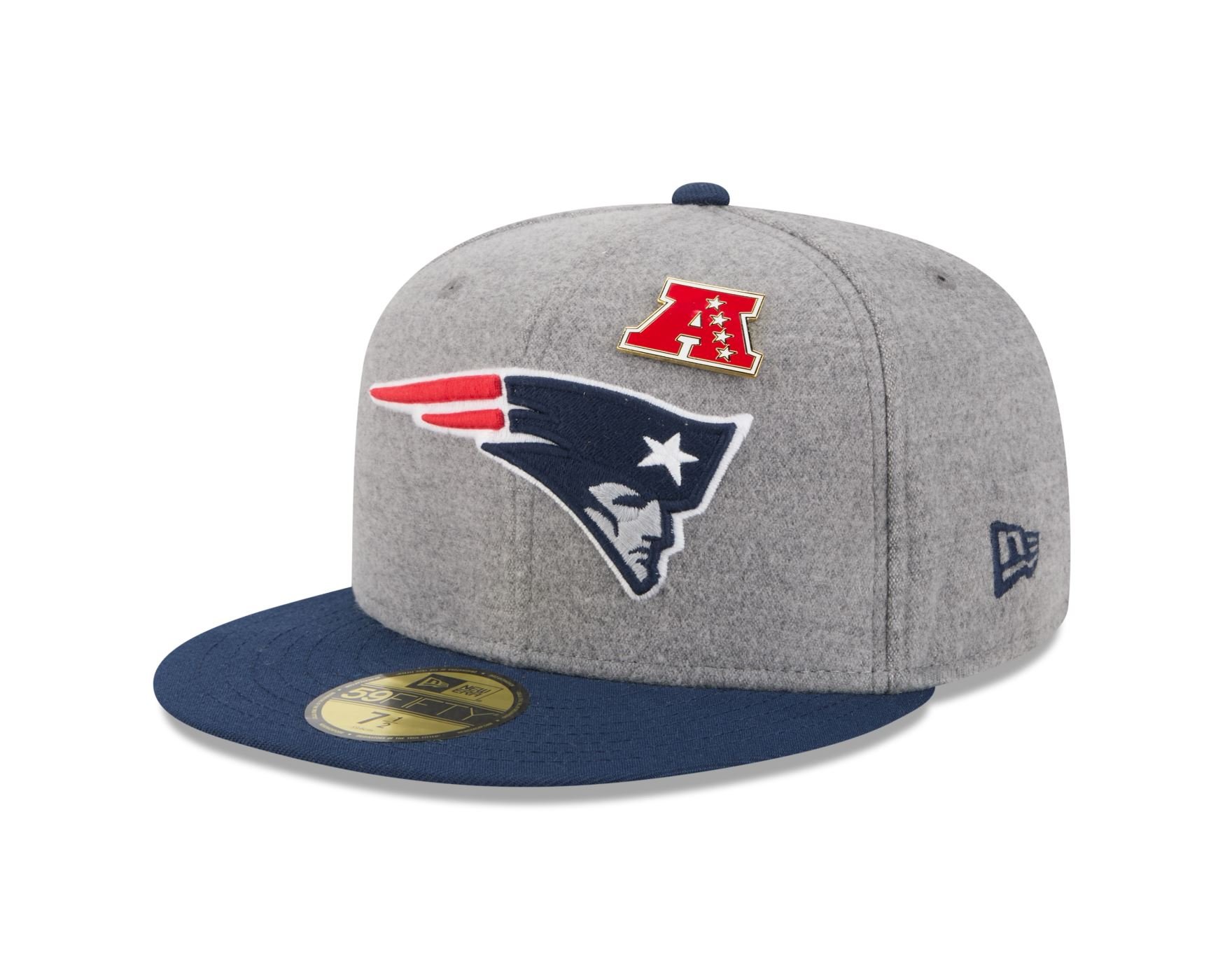 Bone New Era 59FIFTY New England Patriots NFL Azul