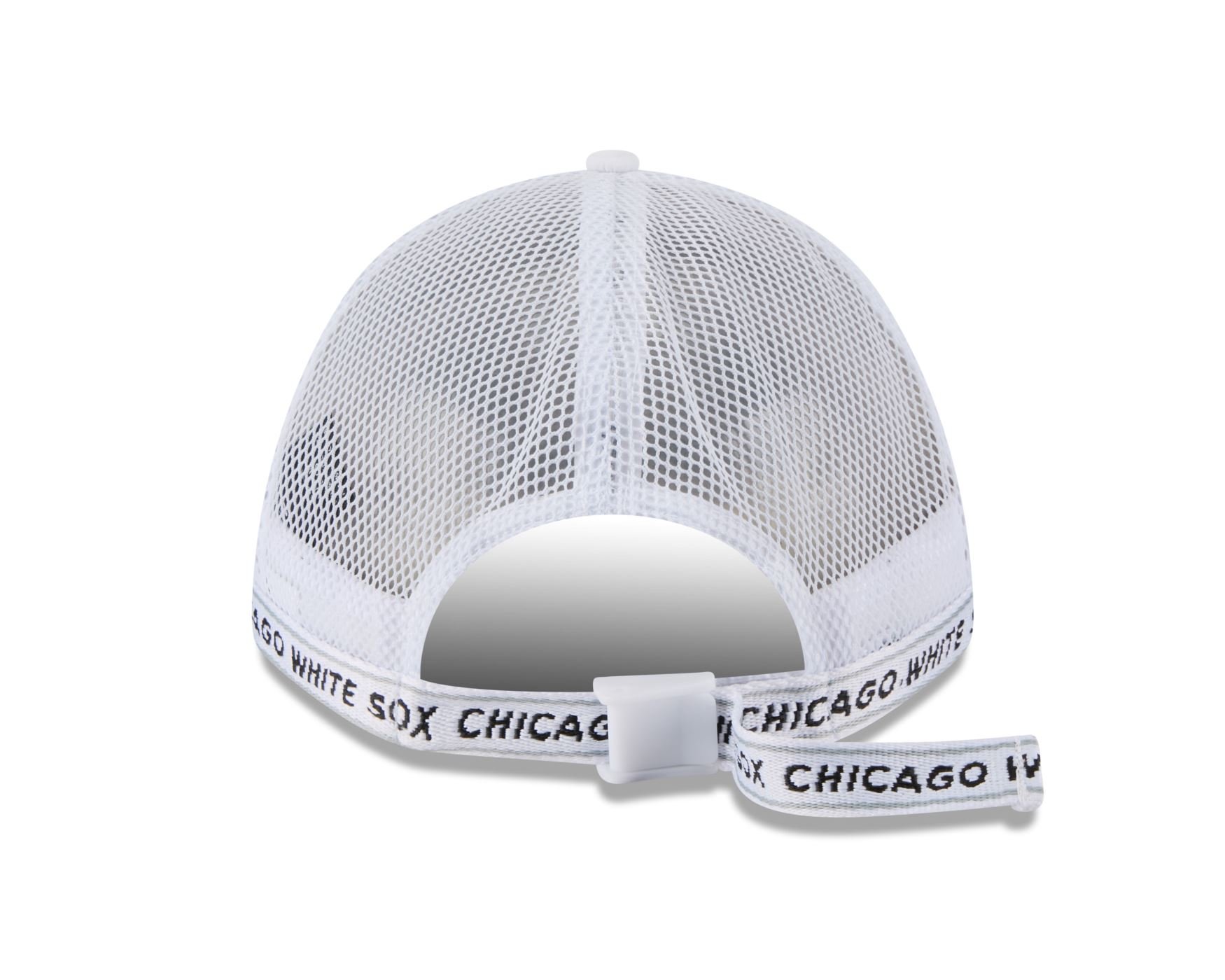 Bone New Era 9FORTY M-CROWN Chicago White Sox MLB Preto Branco 5