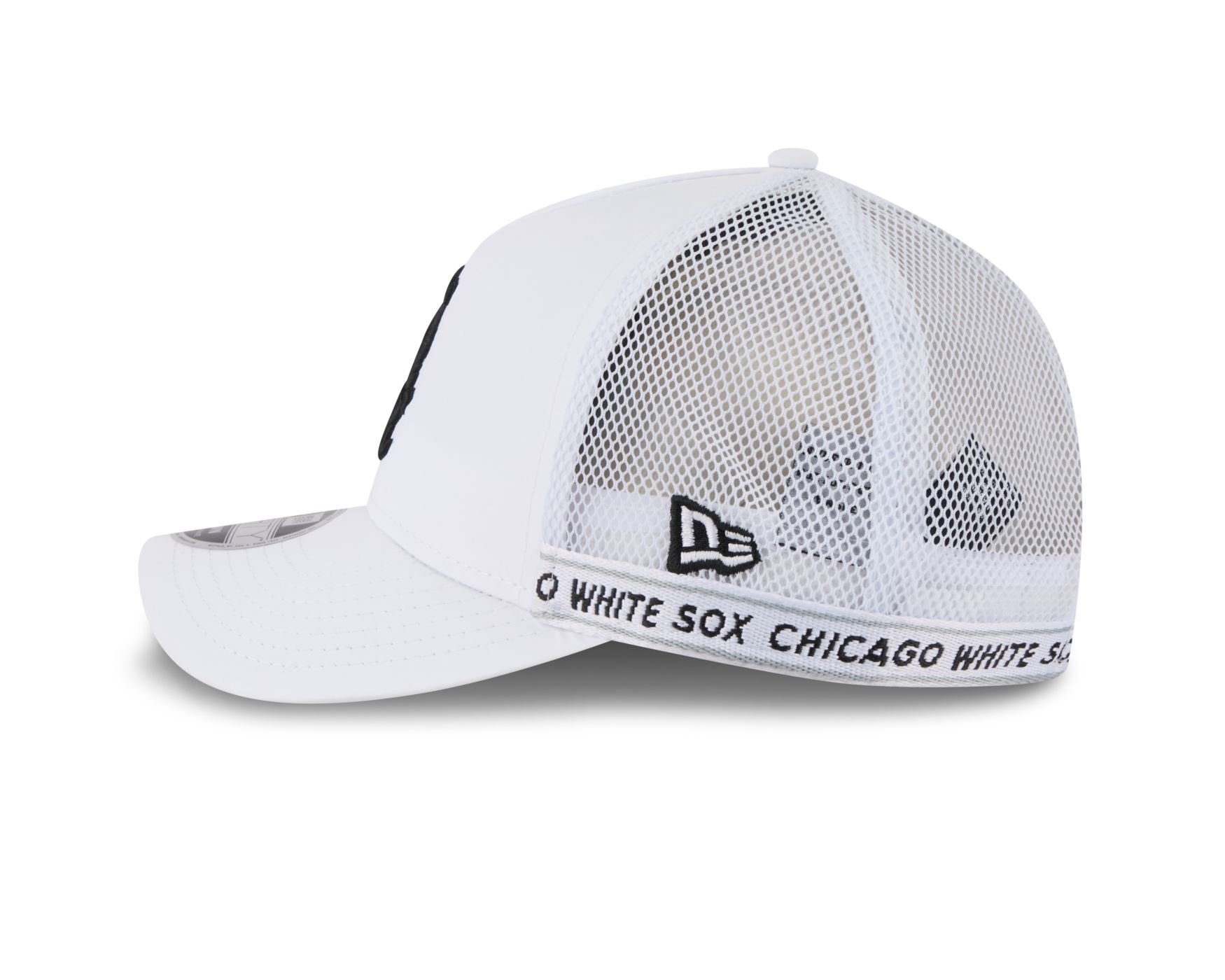 Bone New Era 9FORTY M-CROWN Chicago White Sox MLB Preto Branco 7