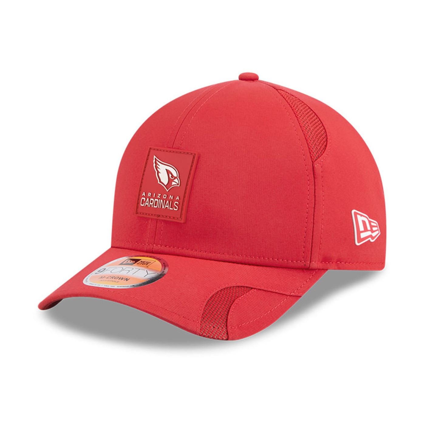 Bone New Era 9FORTY M-CROWN Arizona Cardinals NFL Sideline Vermelho