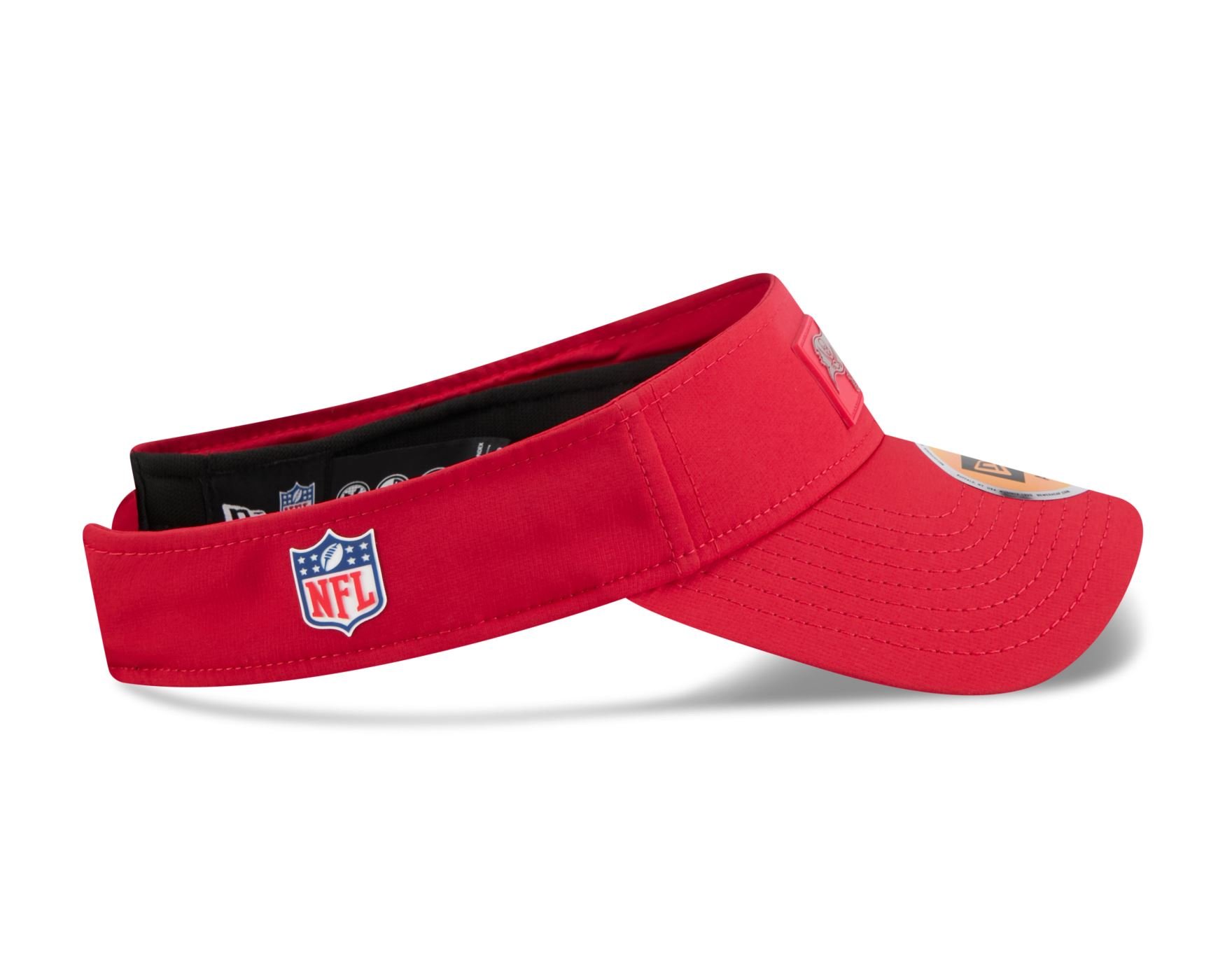 Viseira New Era Tampa Bay Buccaneers NFL Vermelho Vermelho 4