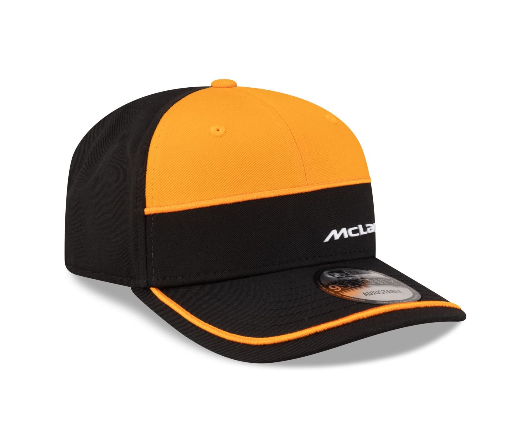 Bone New Era 9SEVENTY Strtch Snap Mclaren Racing Preto Preto/Amarelo 3