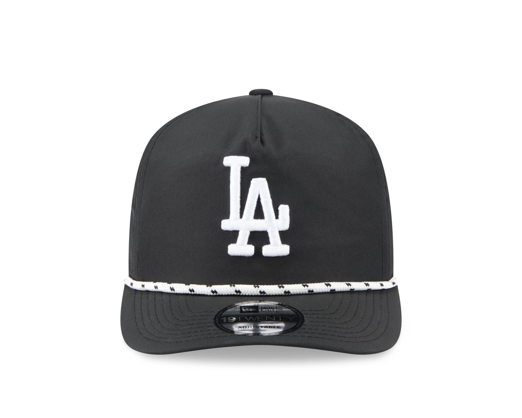 Bone New Era 19TWENTY Los Angeles Dodgers MLB Preto Preto 2