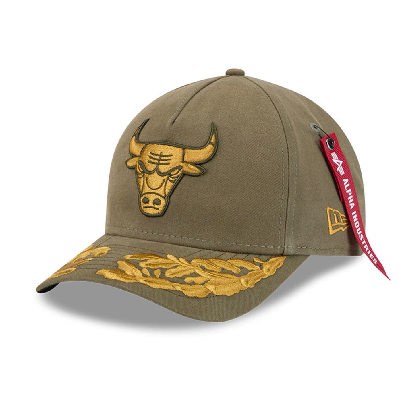 Bone New Era 9FORTY M-CROWN Chicago Bulls NBA Verde