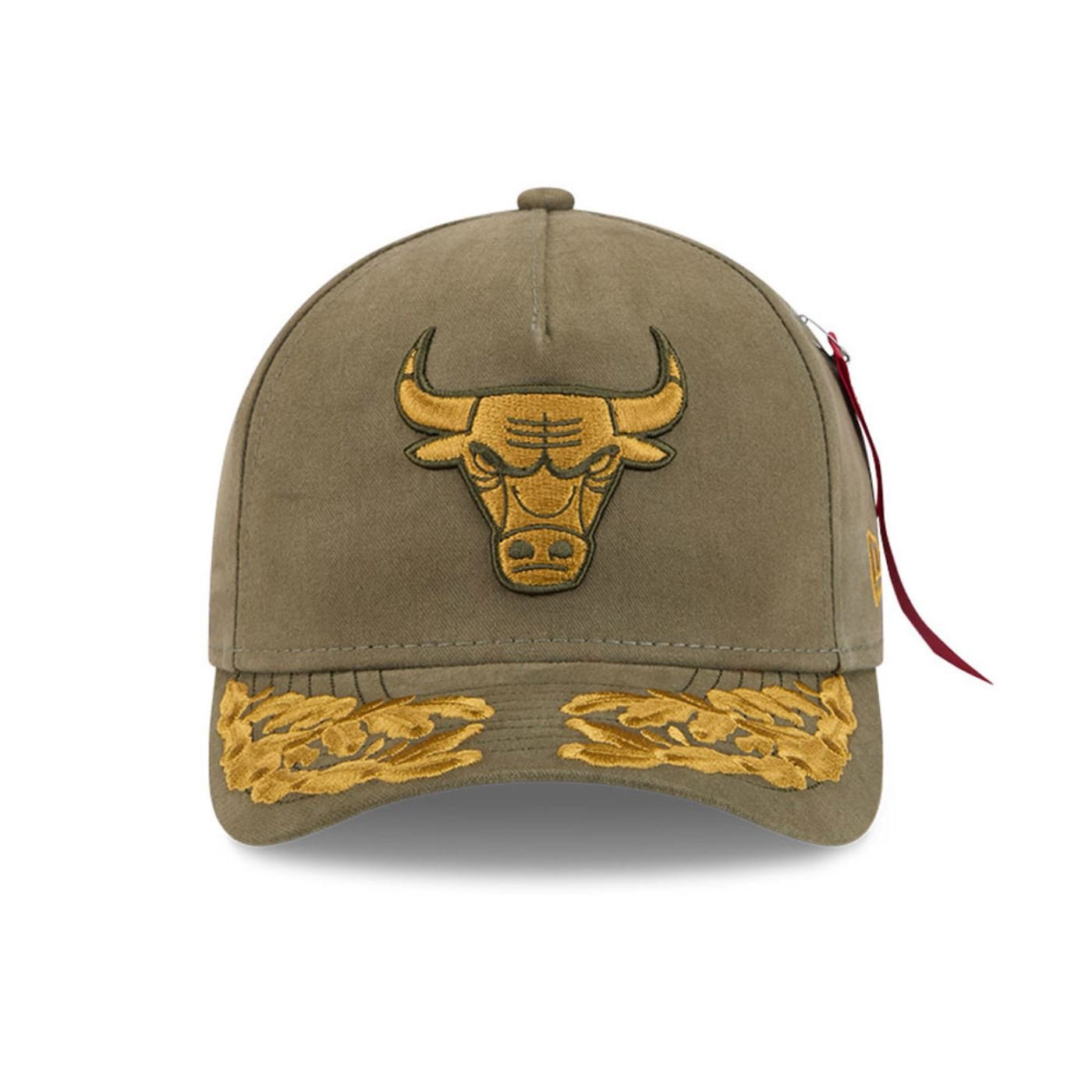 Bone New Era 9FORTY M-CROWN Chicago Bulls NBA Verde Verde 2
