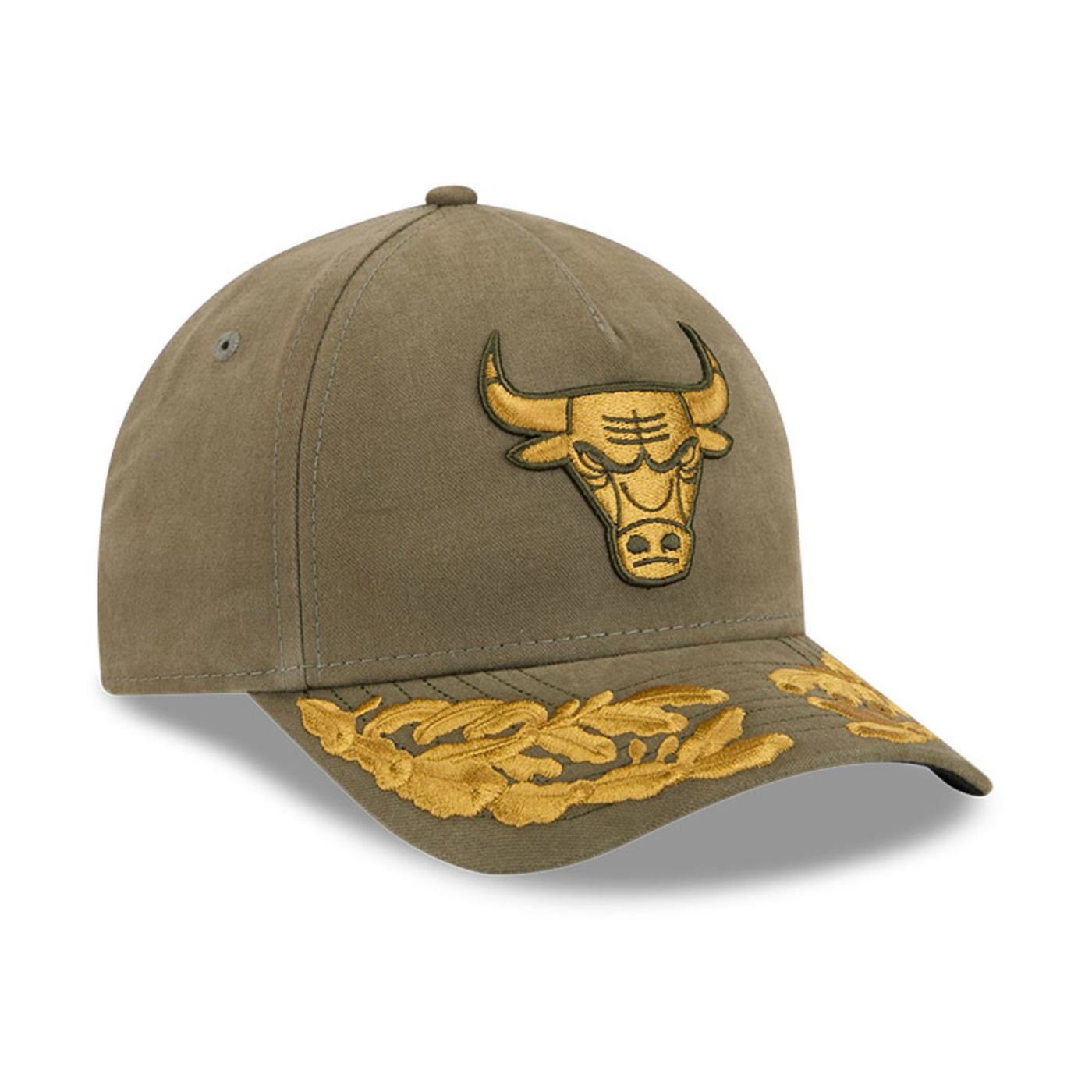 Bone New Era 9FORTY M-CROWN Chicago Bulls NBA Verde Verde 3
