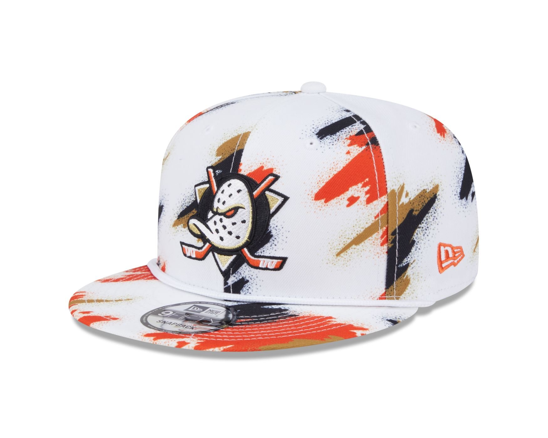 Bone New Era 9FIFTY SNAPBACK Anaheim Ducks NHL Branco