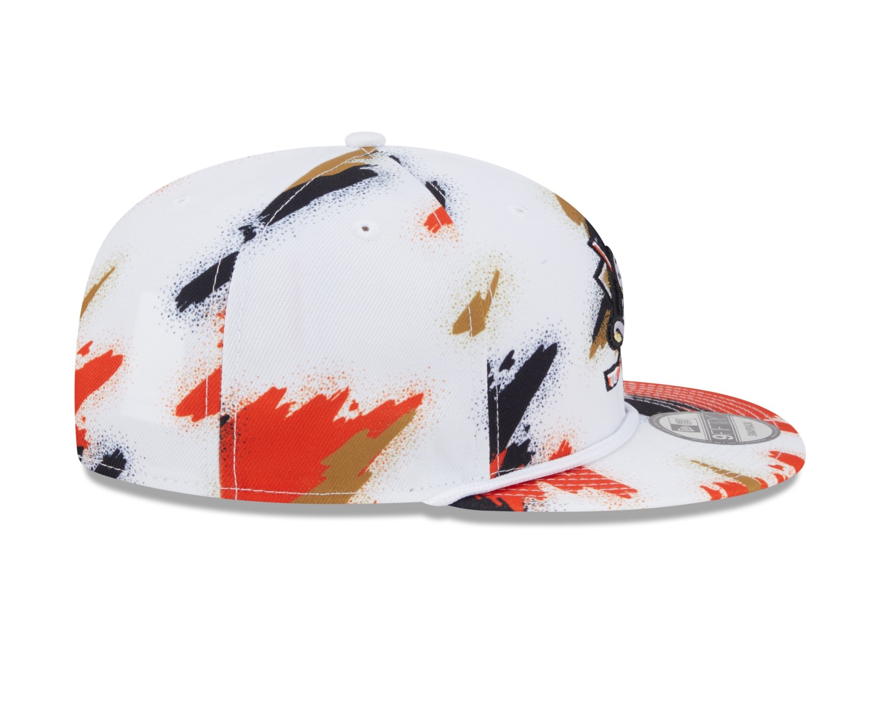 Bone New Era 9FIFTY SNAPBACK Anaheim Ducks NHL Branco Branco 4