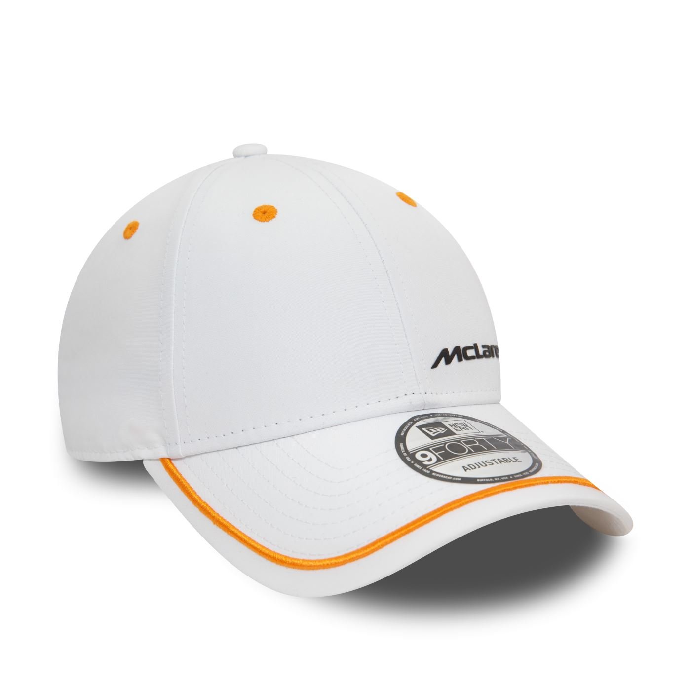 Bone New Era 9FORTY Mclaren Racing Branco Branco 3