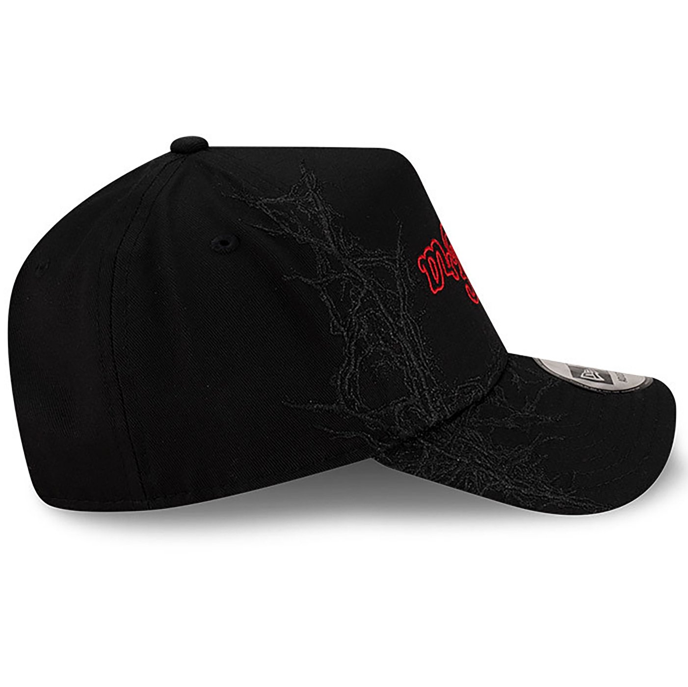 Bone New Era  9FORTY A-Frame Branded Preto Preto 7