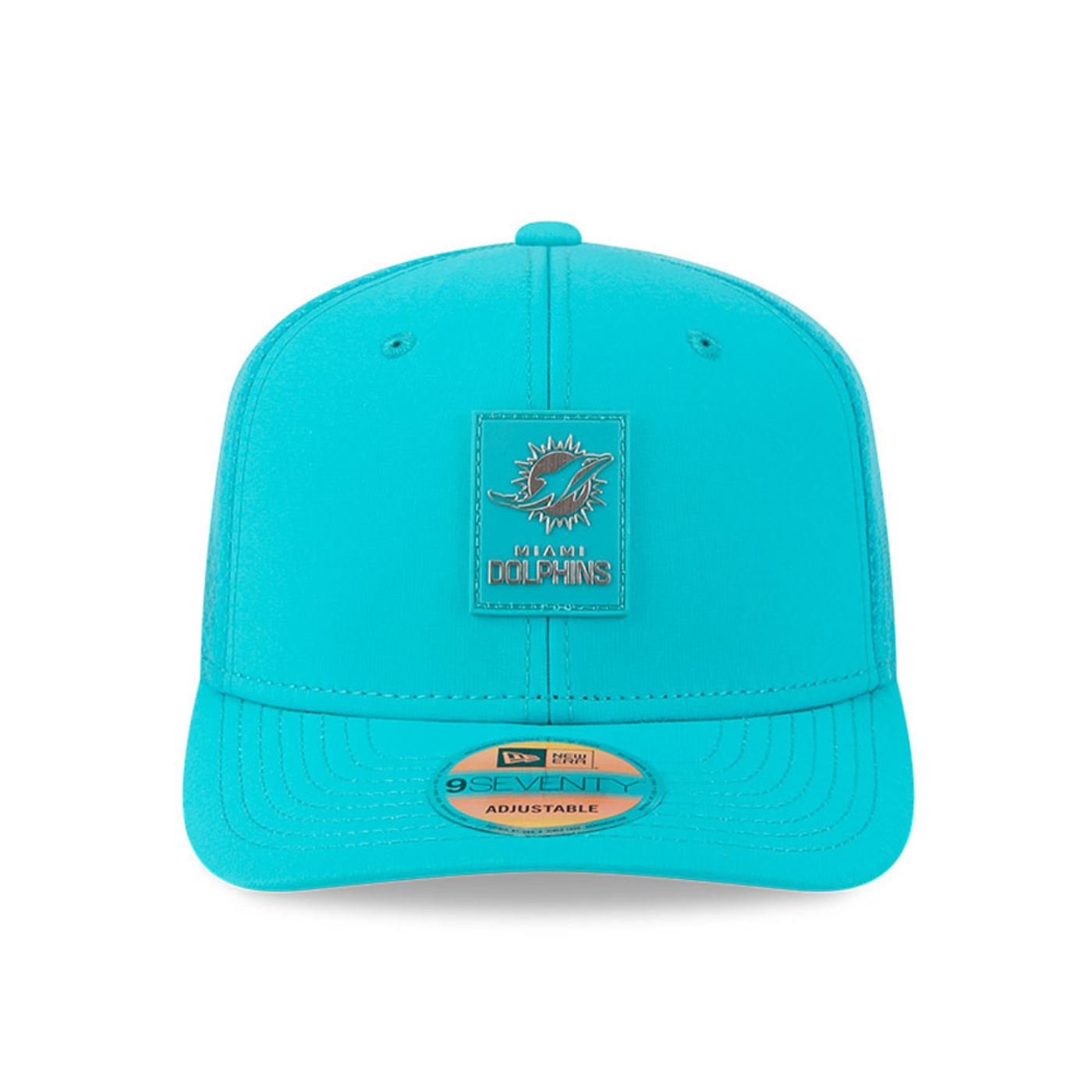 Bone New Era 9SEVENTY Miami Dolphins NFL Sideline Azul Azul 2