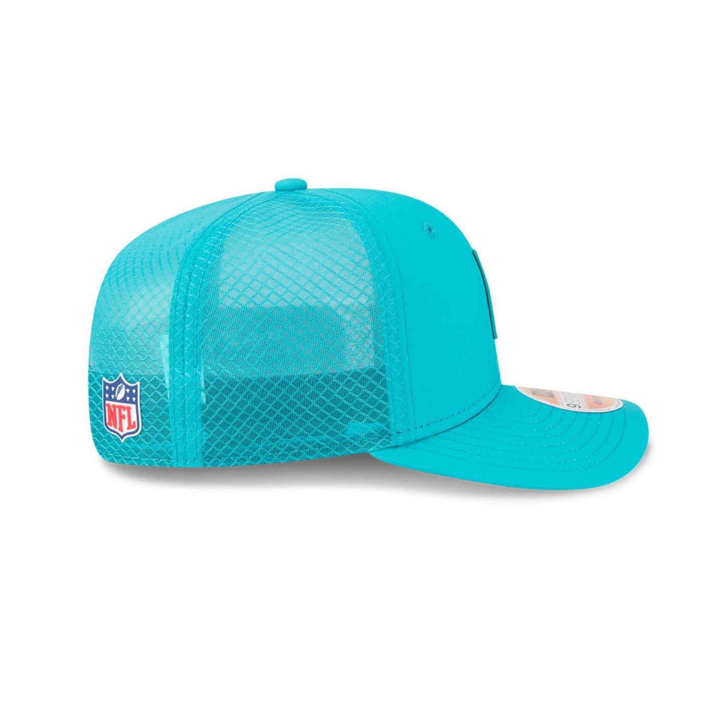 Bone New Era 9SEVENTY Miami Dolphins NFL Sideline Azul Azul 4