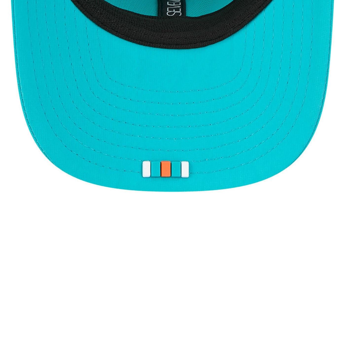 Bone New Era 9SEVENTY Miami Dolphins NFL Sideline Azul Azul 6