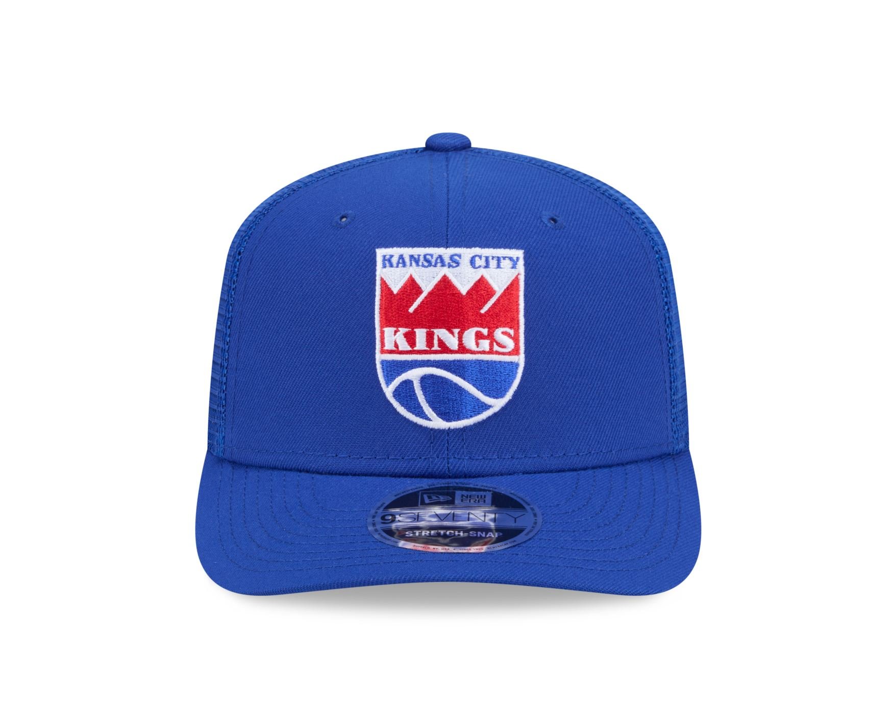 Bone New Era 9SEVENTY STRETCH SNAP Kansas City Kings NBA Azul Azul 2