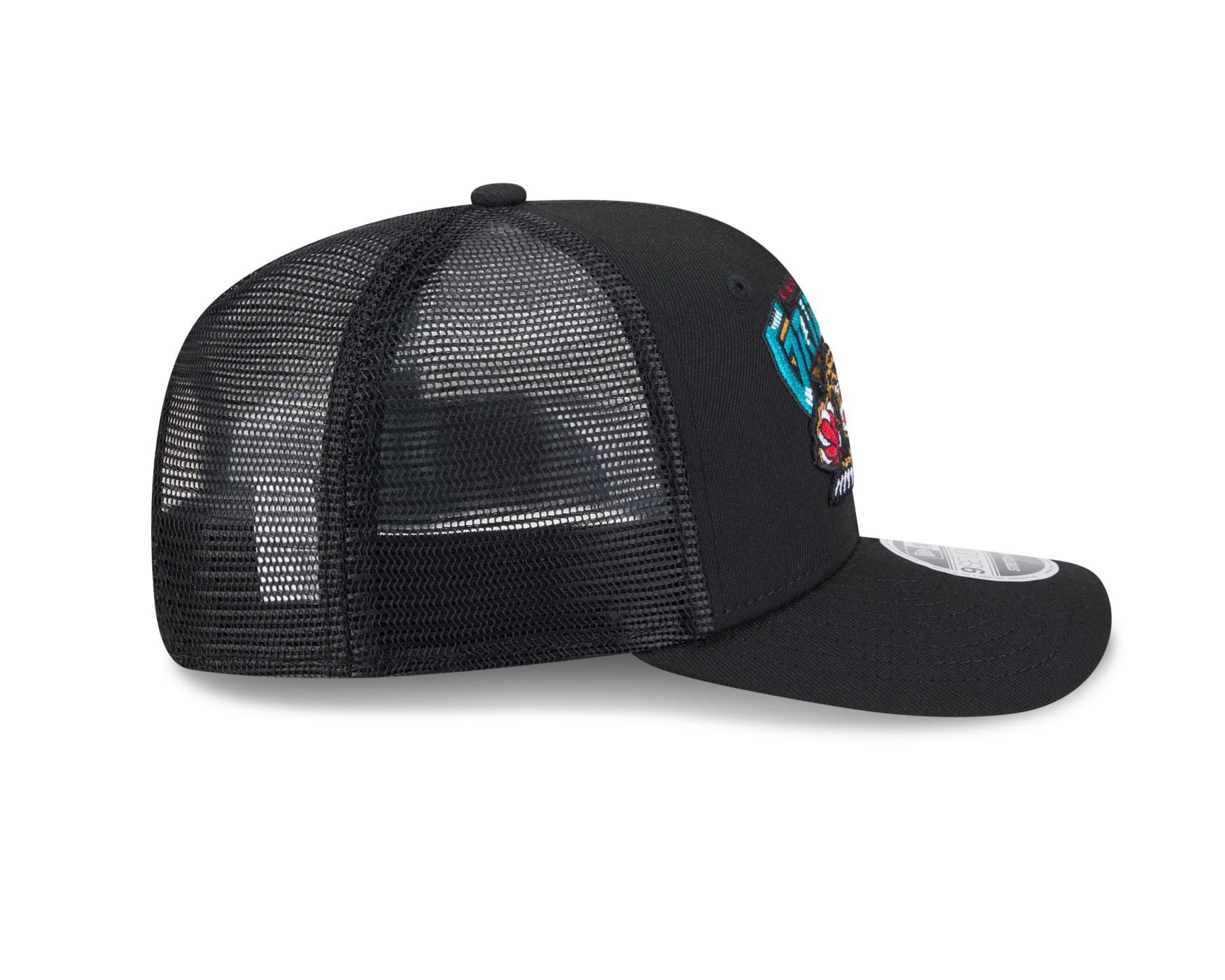 Bone New Era 9SEVENTY STRETCH SNAP Vancouver Grizzlies NBA Preto Preto 4