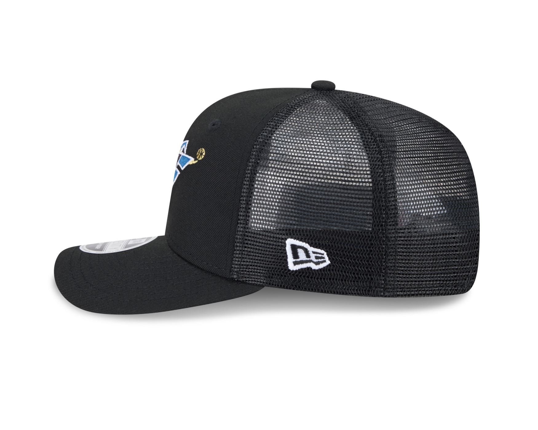 Bone New Era 9SEVENTY STRETCH SNAP Washington Wizards NBA Preto Preto 7