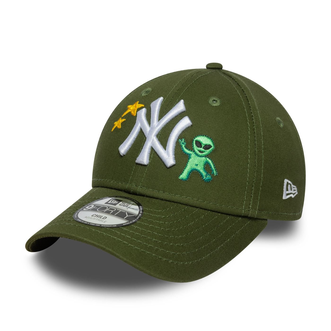 Bone New Era  9FORTY New York Yankees MLB Verde