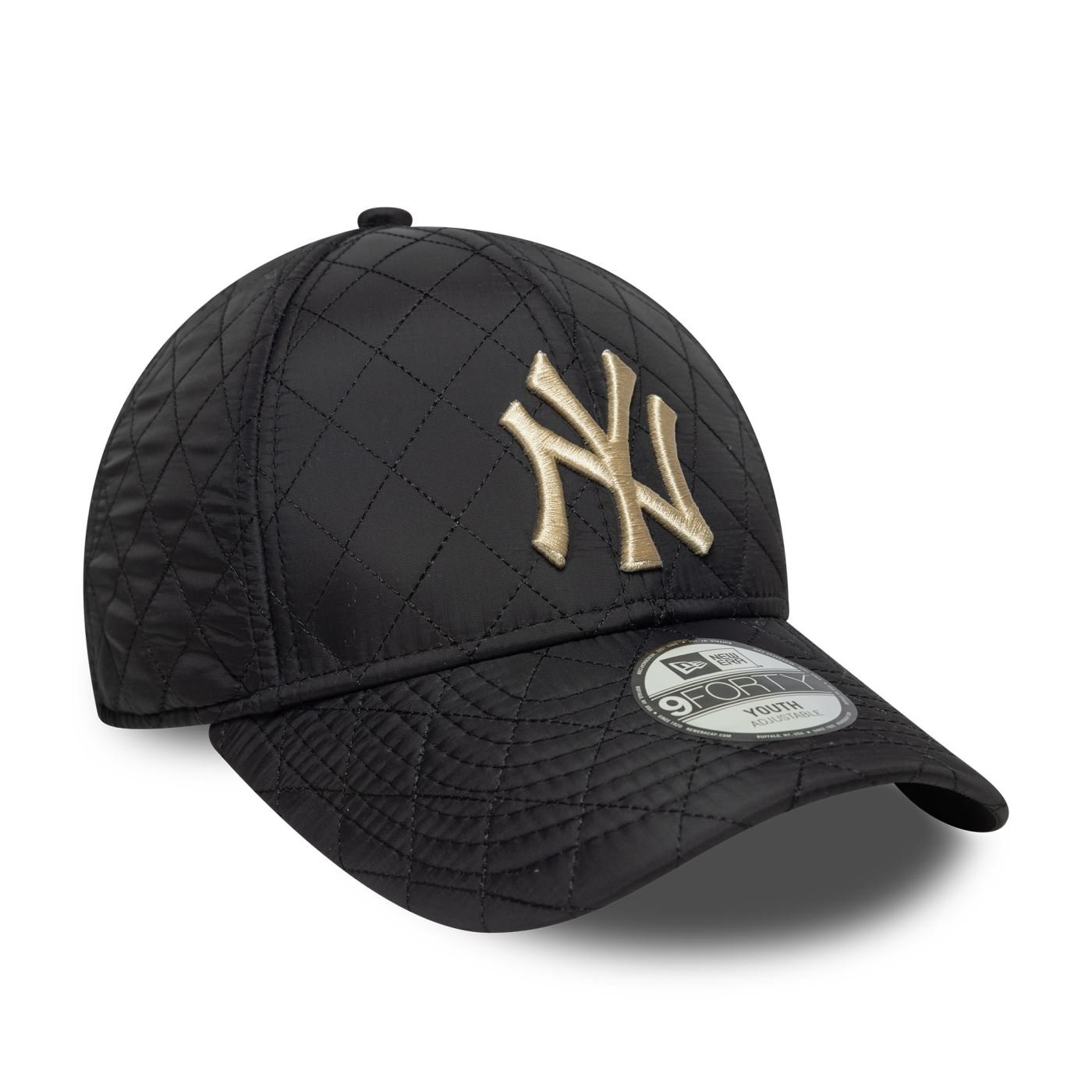 Bone New Era 9FORTY New York Yankees MLB Preto Preto 3