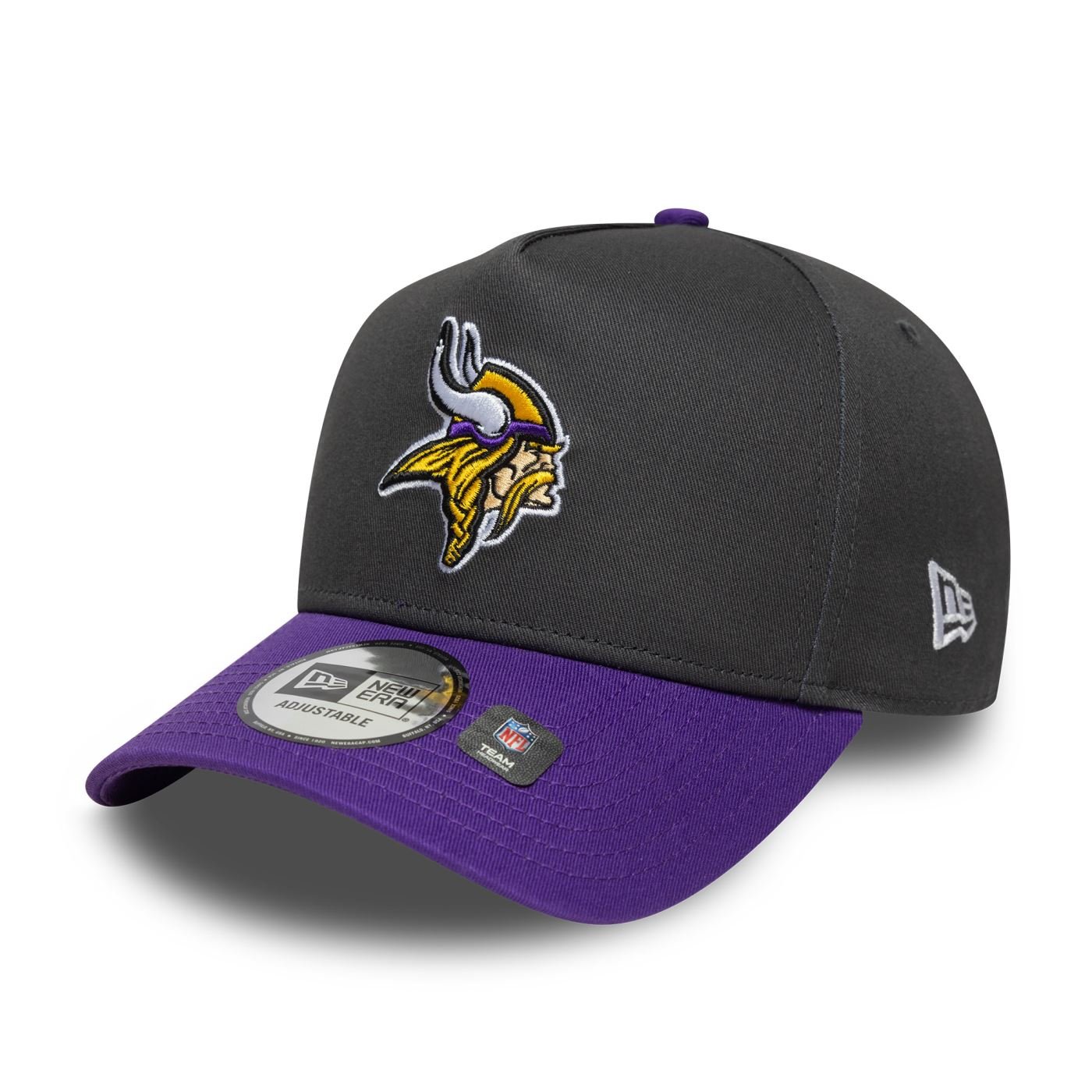 Bone New Era  9FORTY A-Frame Minnesota Vikings NFL Cinza