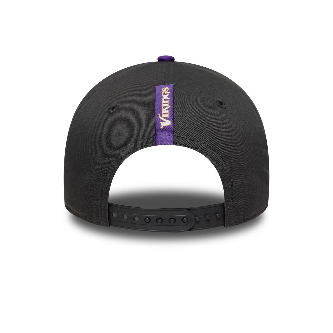 Bone New Era  9FORTY A-Frame Minnesota Vikings NFL Cinza Cinza/Roxo 4