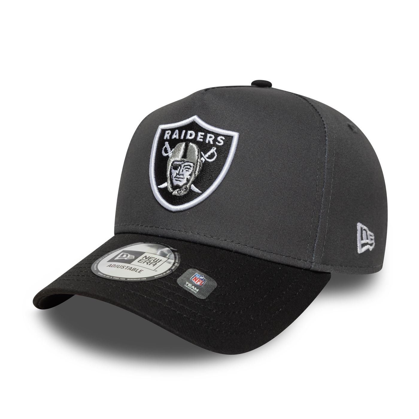 Bone New Era  9FORTY A-Frame Las Vegas Raiders NFL Cinza