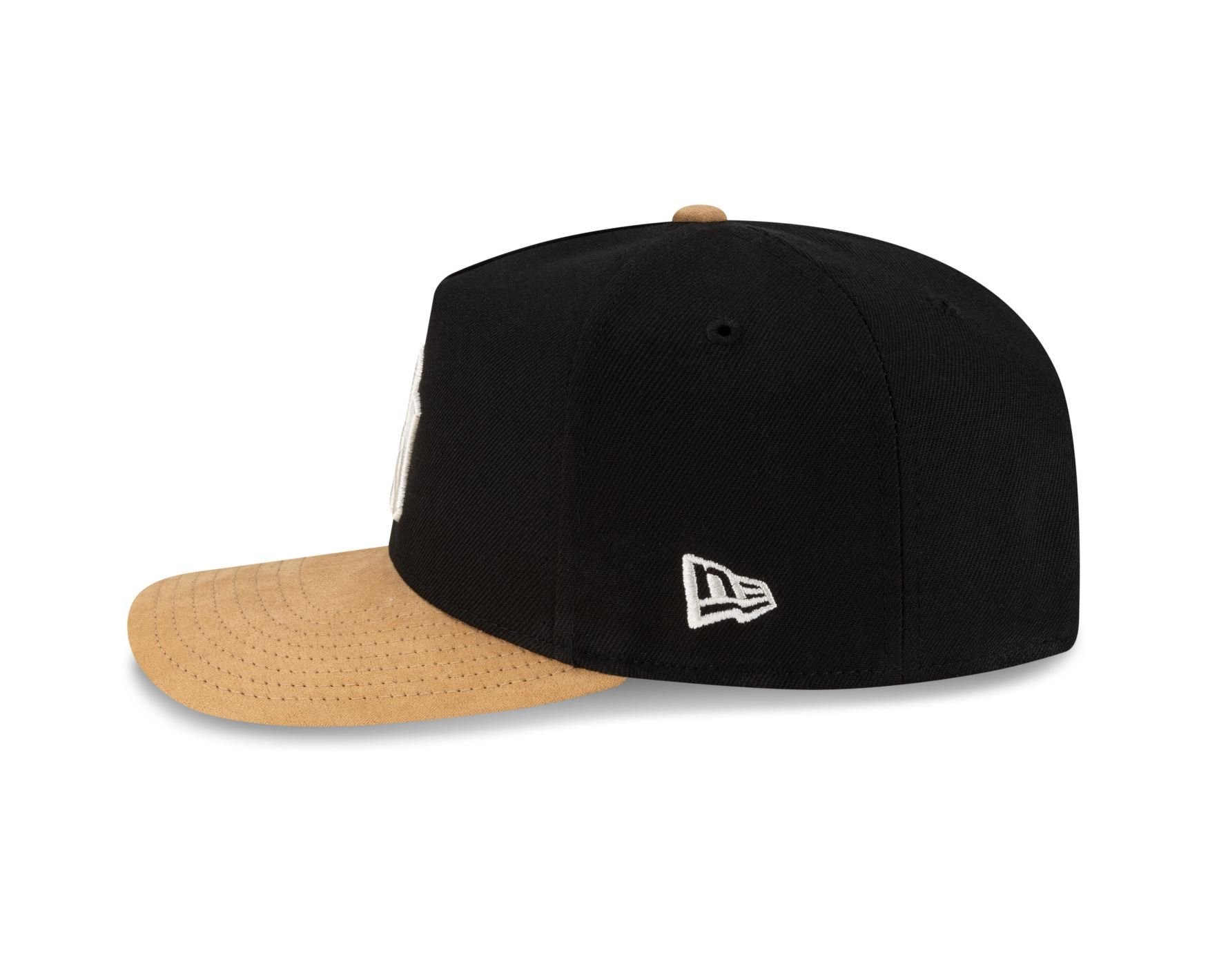 Bone New Era  9FORTY A-Frame New York Yankees MLB Preto Preto/Bege 7