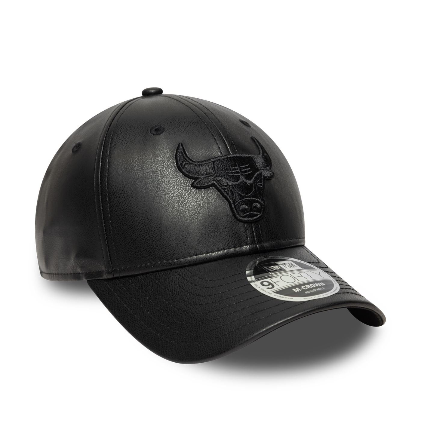 Bone New Era 9FORTY M-Crown Chicago Bulls NBA Preto Preto 3