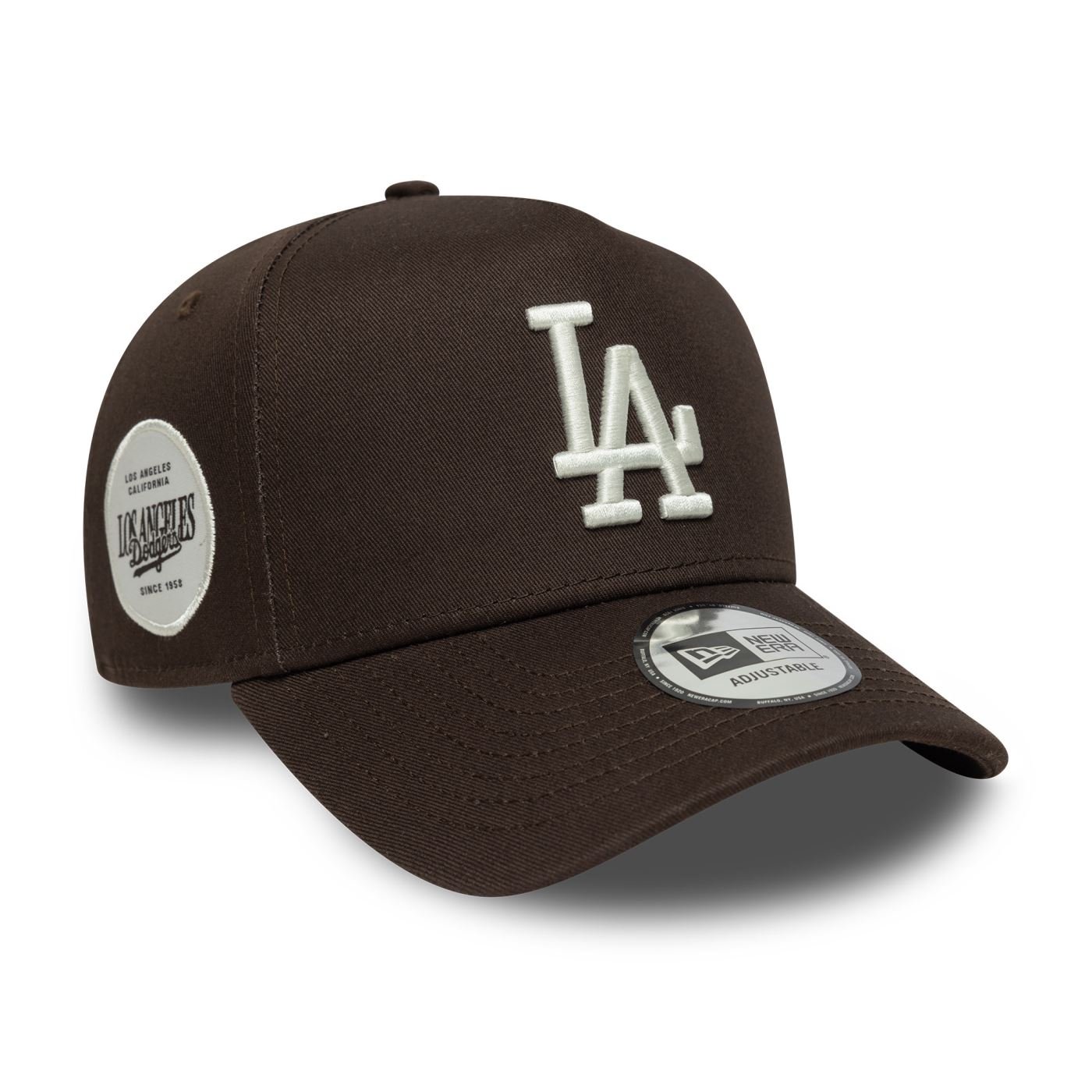 Bone New Era  9FORTY A-Frame Los Angeles Dodgers MLB Marrom Marrom 3