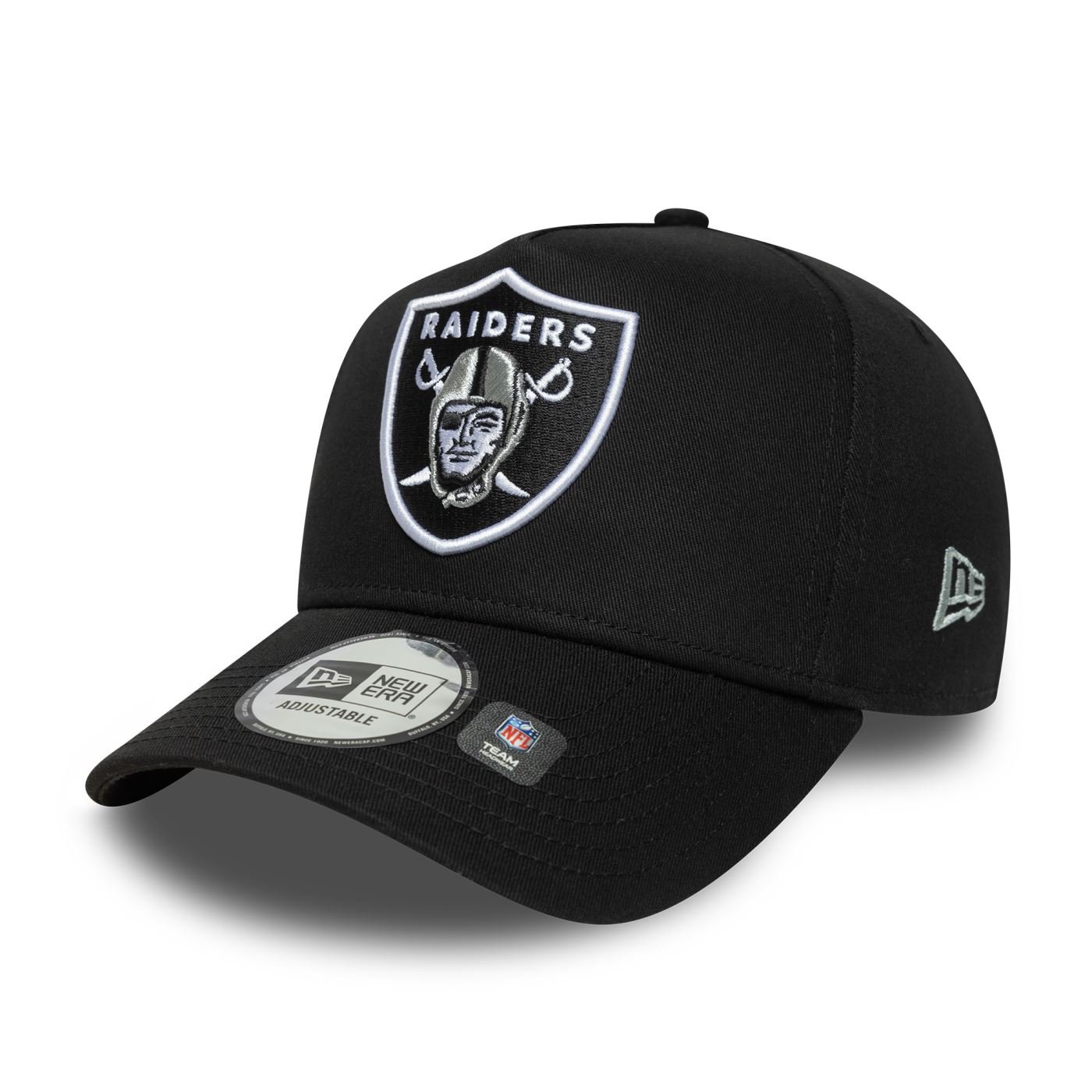 Bone New Era  9FORTY A-Frame Las Vegas Raiders NFL Preto