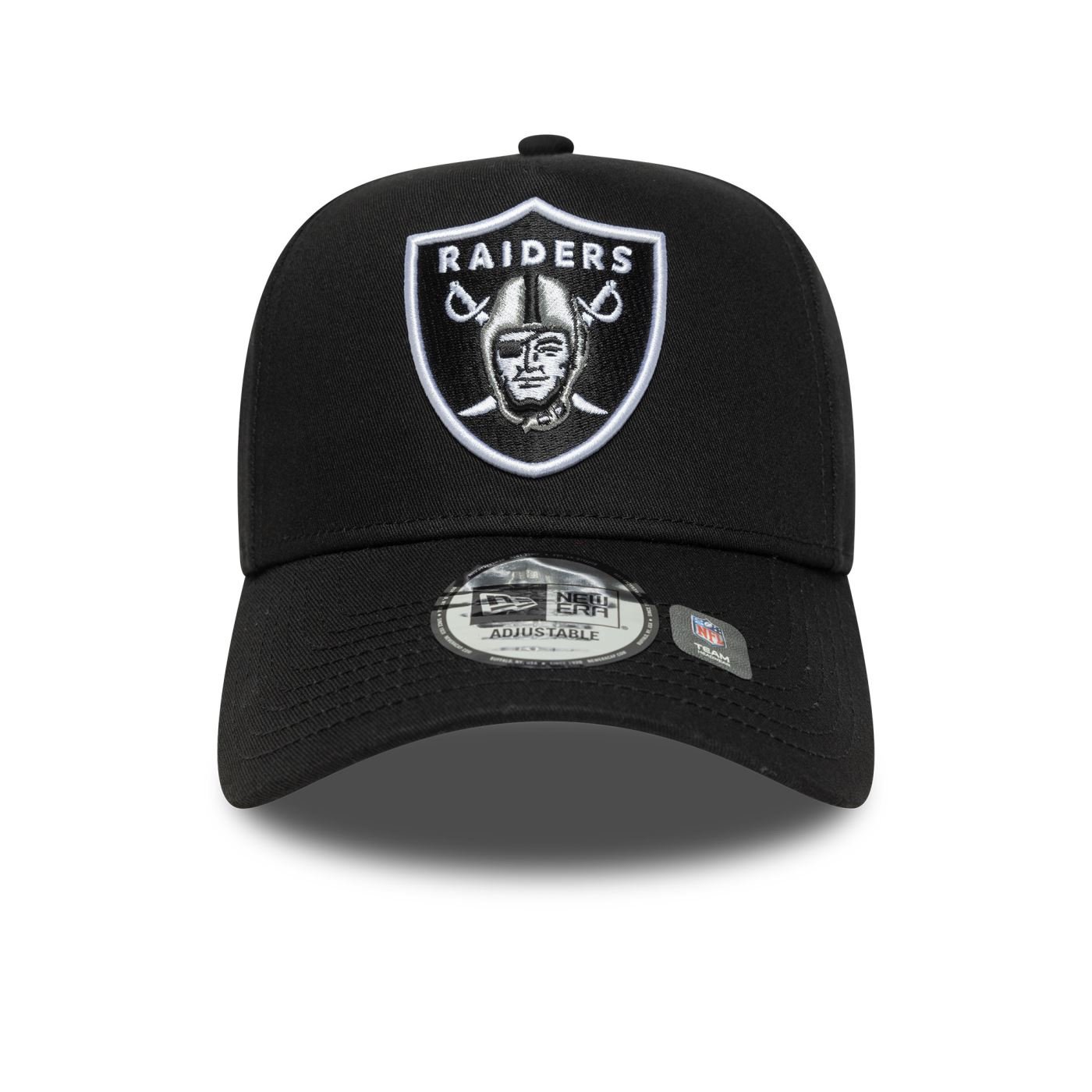 Bone New Era  9FORTY A-Frame Las Vegas Raiders NFL Preto Preto 2