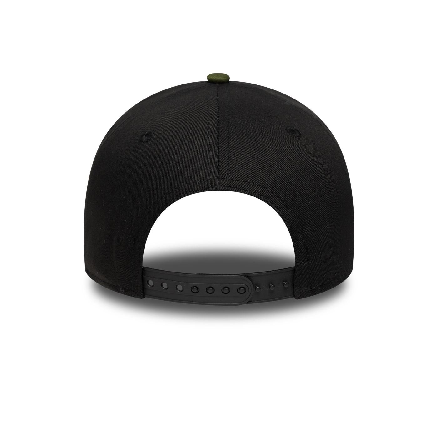 Bone New Era  9FORTY A-Frame New Era Booking Program Preto Preto/Verde 4