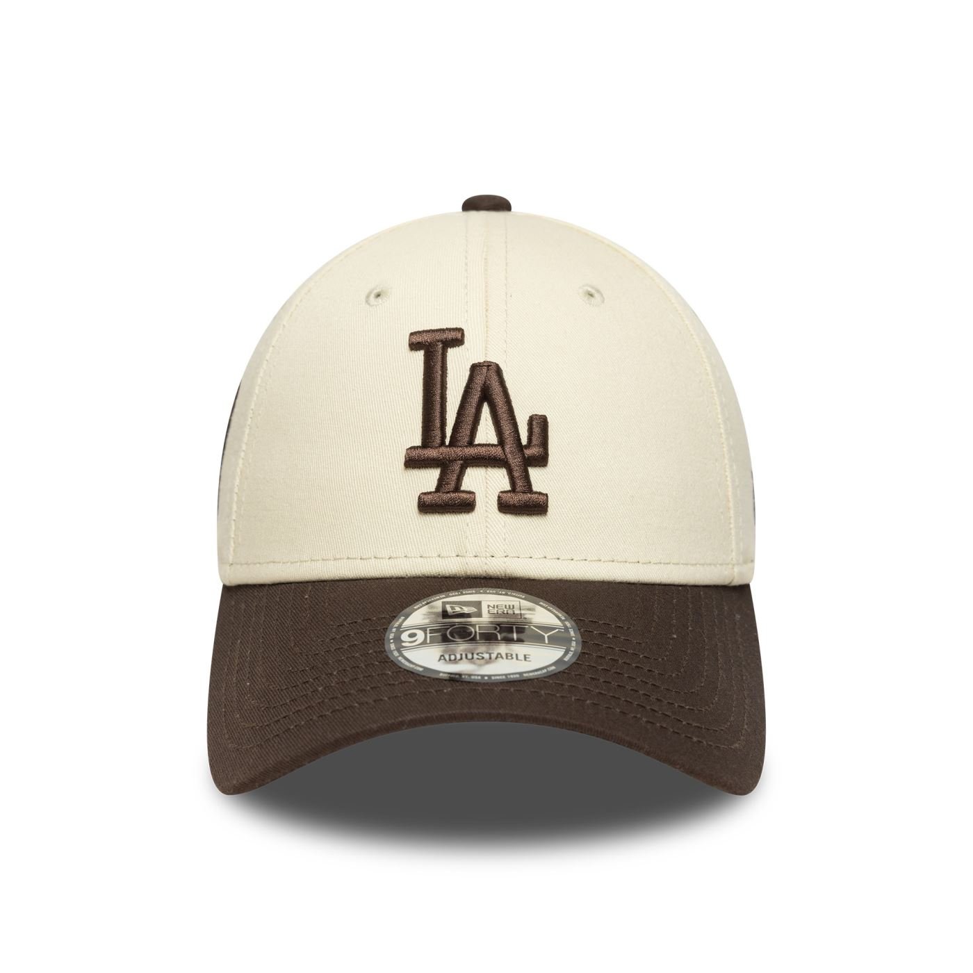 Bone New Era 9FORTY Los Angeles Dodgers MLB Bege Bege/Marrom 2
