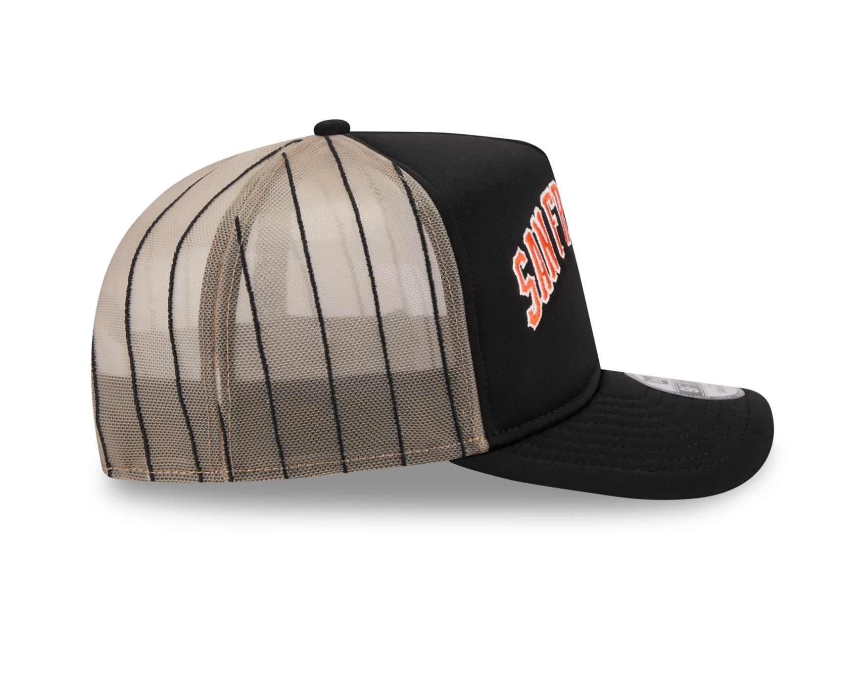 Bone New Era 9FORTY A-FRAME SNAPBACK San Francisco Giants MLB Preto Preto 4