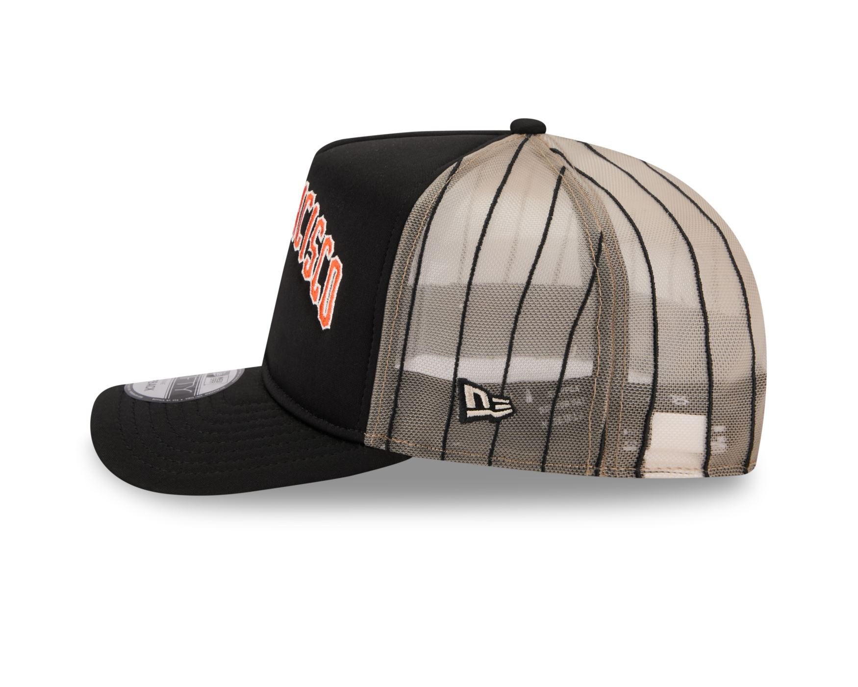 Bone New Era 9FORTY A-FRAME SNAPBACK San Francisco Giants MLB Preto Preto 7