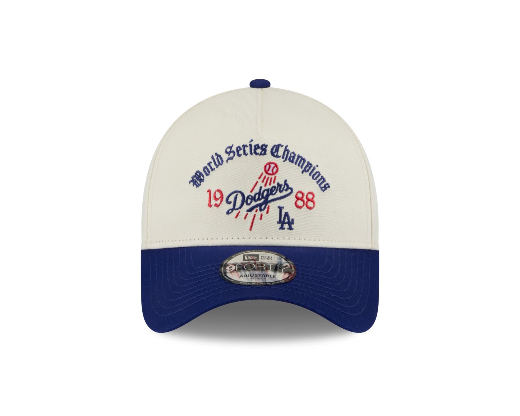 Bone New Era  9FORTY A-Frame Los Angeles Dodgers MLB Branco Branco 2