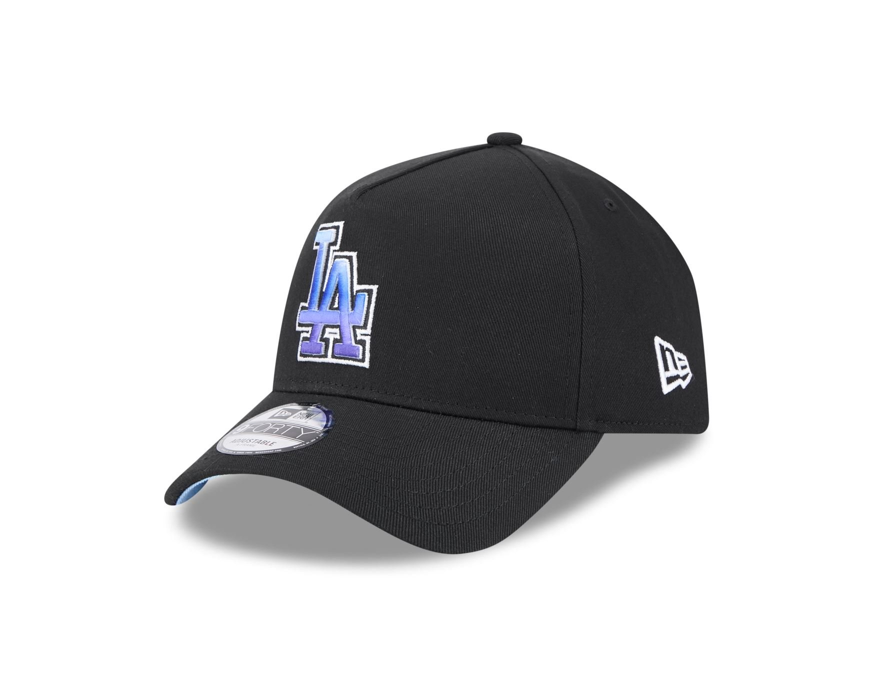 Bone New Era 9FORTY A-FRAME SNAPBACK Los Angeles Dodgers MLB Preto