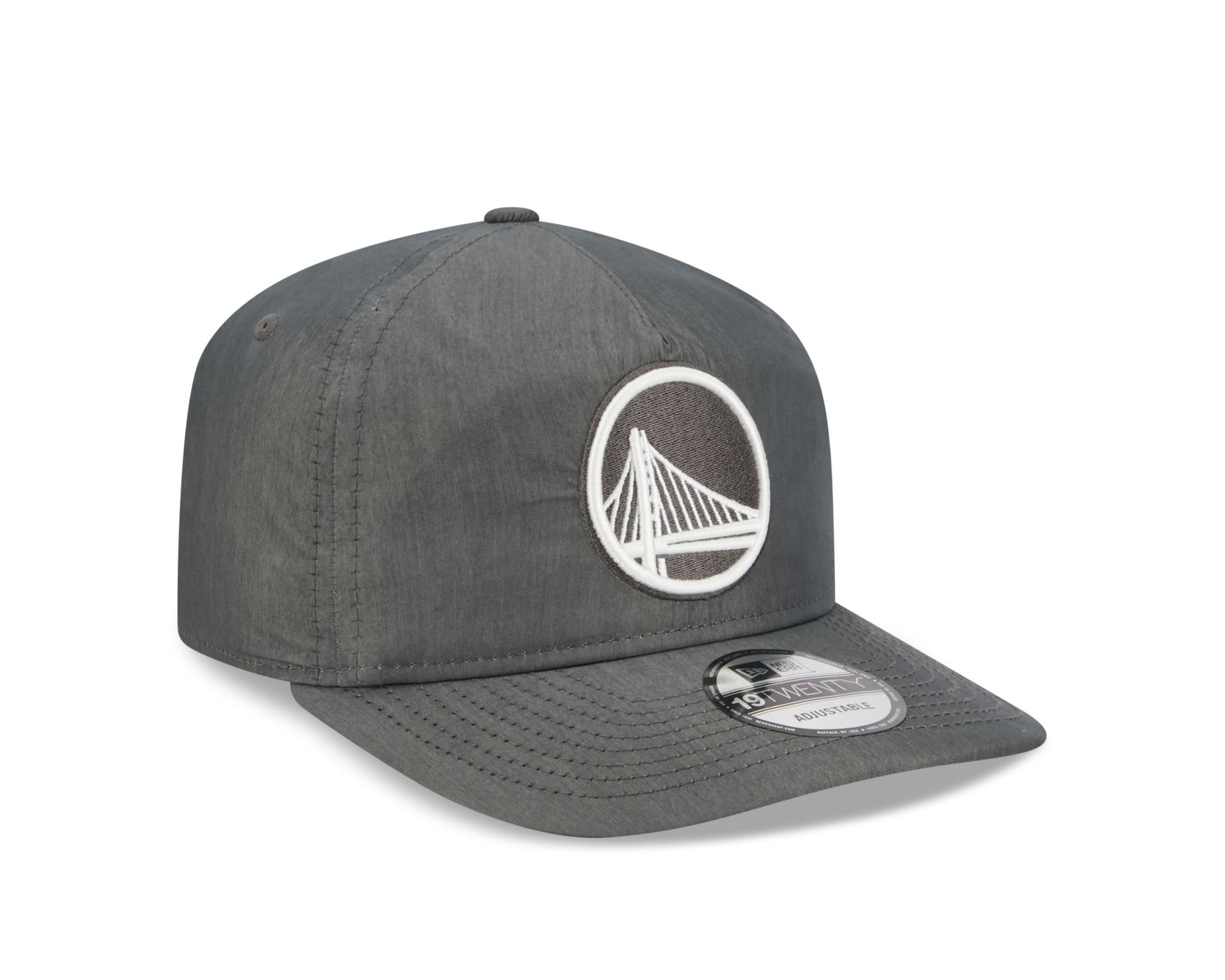 Bone New Era 19TWENTY STRAPBACK Golden State Warriors NBA Cinza Cinza 3