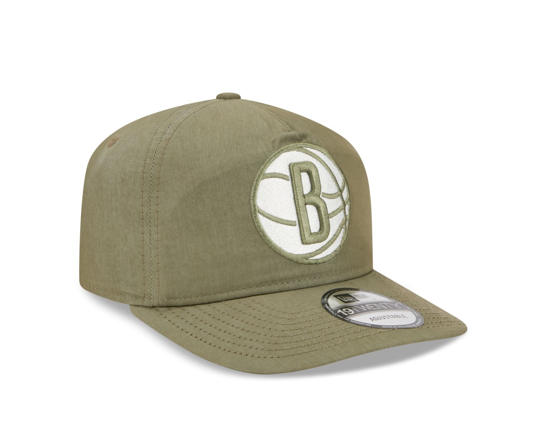 Bone New Era 19TWENTY STRAPBACK Brooklyn Nets NBA Verde Verde 3
