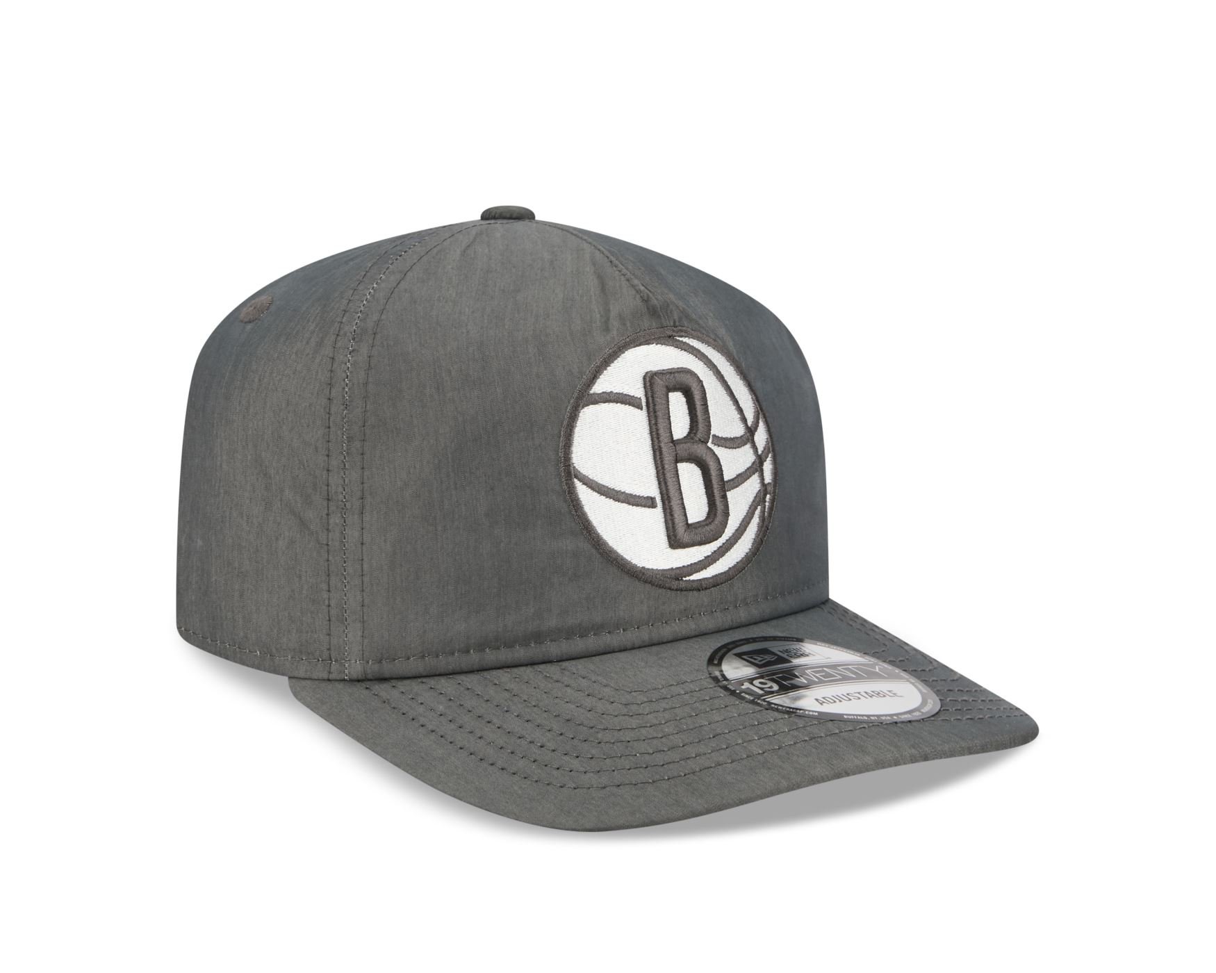 Bone New Era 19TWENTY STRAPBACK Brooklyn Nets NBA Cinza Cinza 3