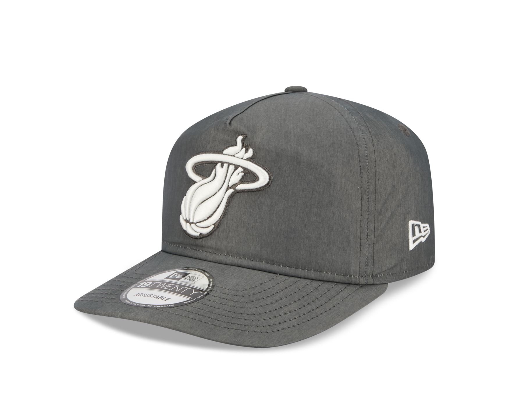 Bone New Era 19TWENTY STRAPBACK Miami Heat NBA Cinza