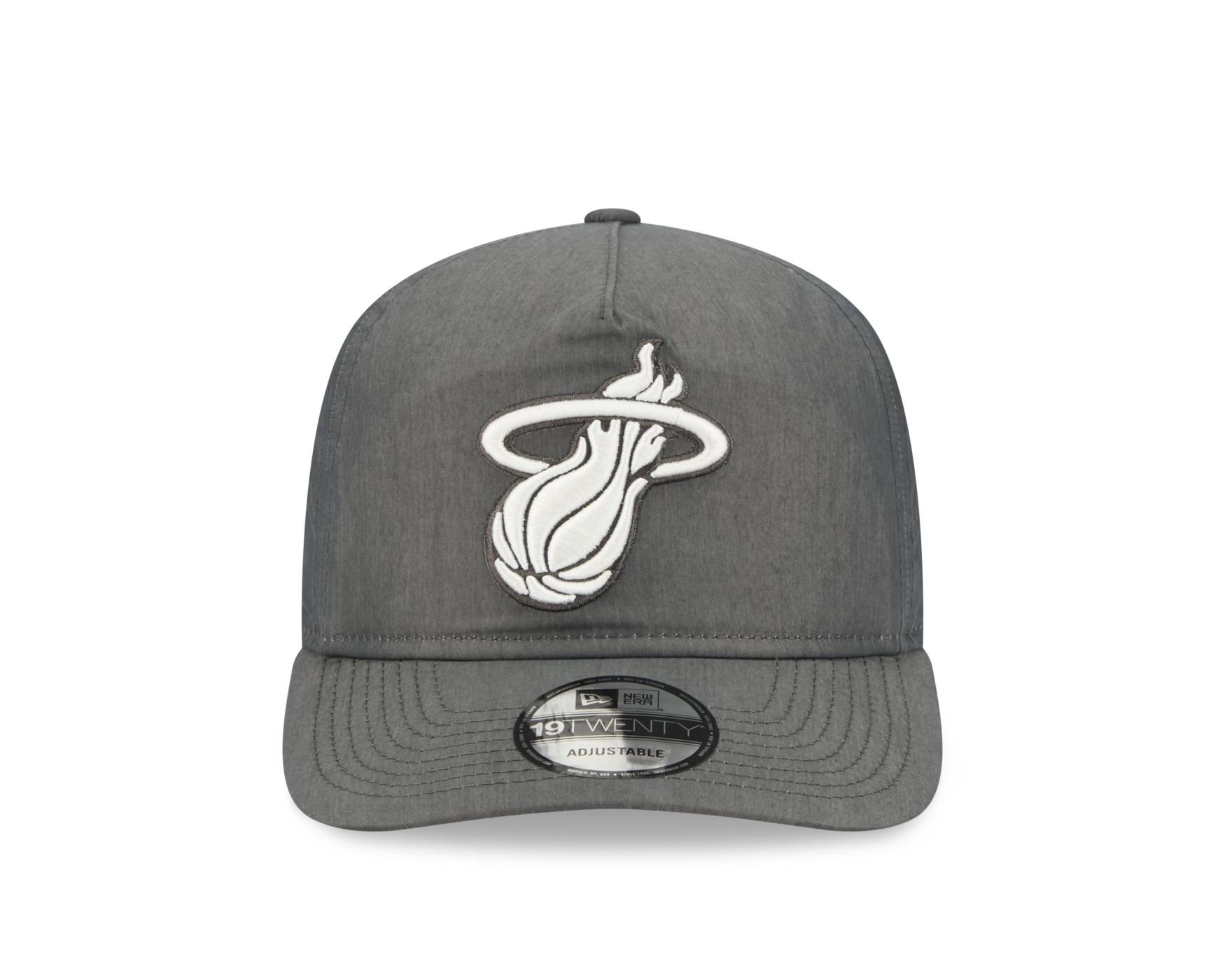 Bone New Era 19TWENTY STRAPBACK Miami Heat NBA Cinza Cinza 2