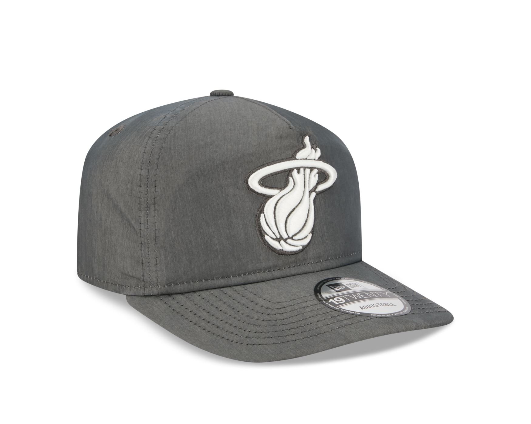 Bone New Era 19TWENTY STRAPBACK Miami Heat NBA Cinza Cinza 3