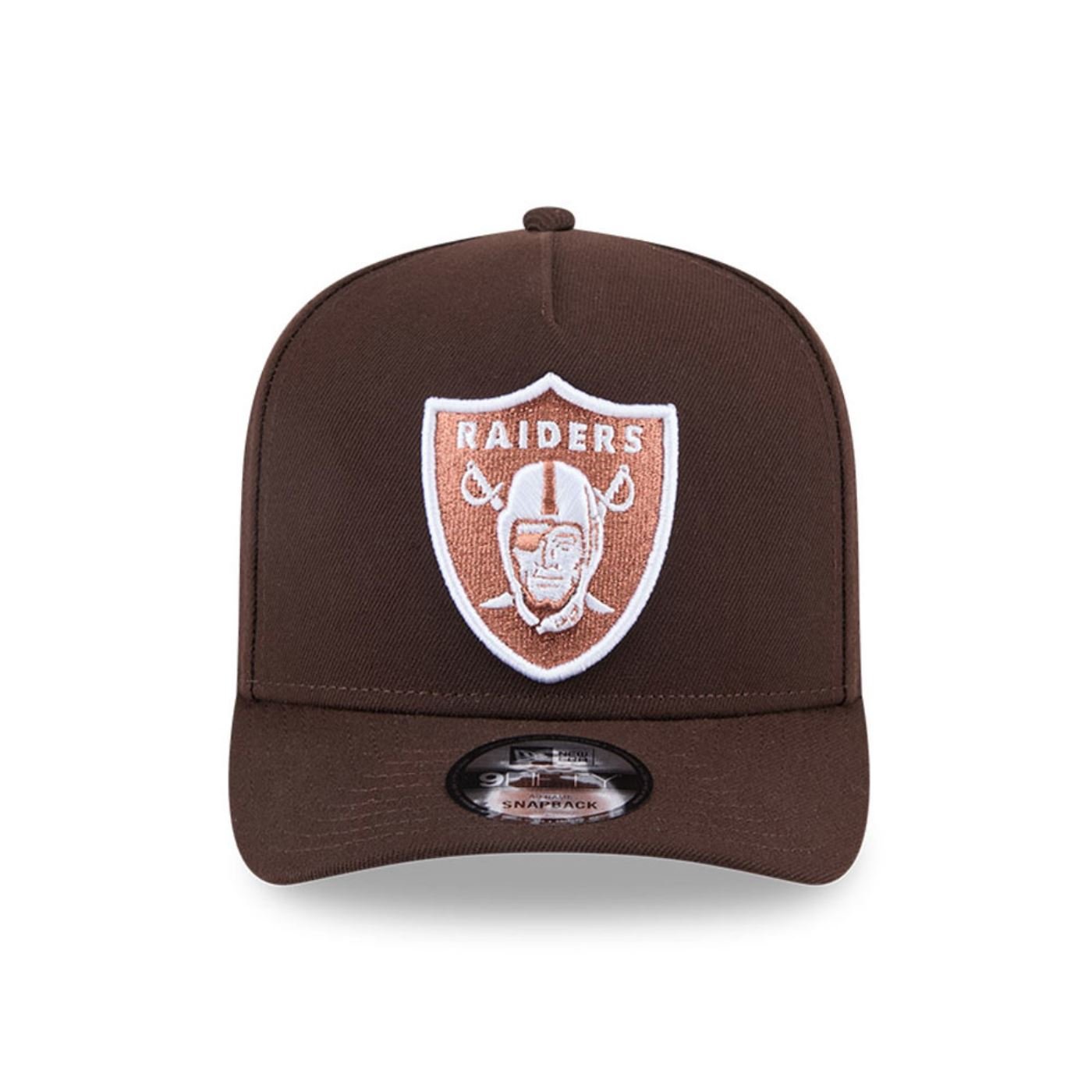 Bone New Era 9FIFTY A-FRAME SNAPBACK Las Vegas Raiders NFL Marrom Marrom 2