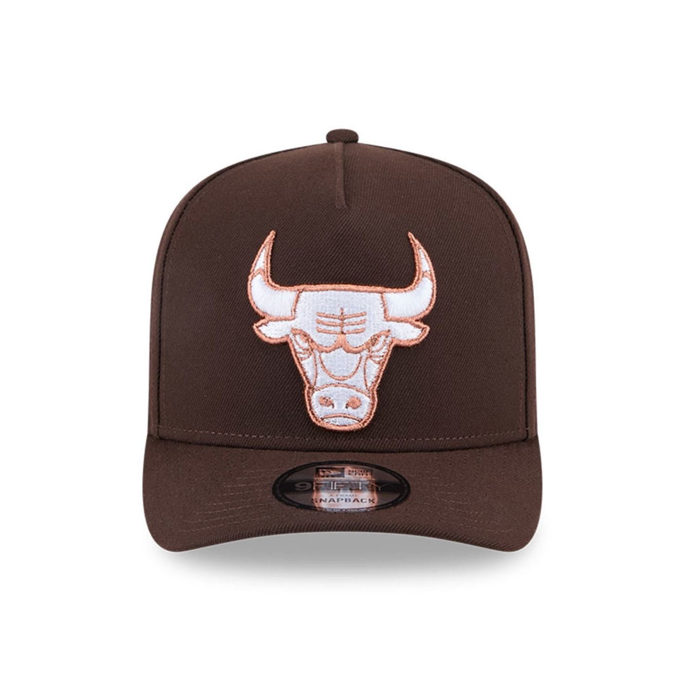 Bone New Era 9FIFTY A-FRAME SNAPBACK Chicago Bulls NBA Marrom Marrom 2