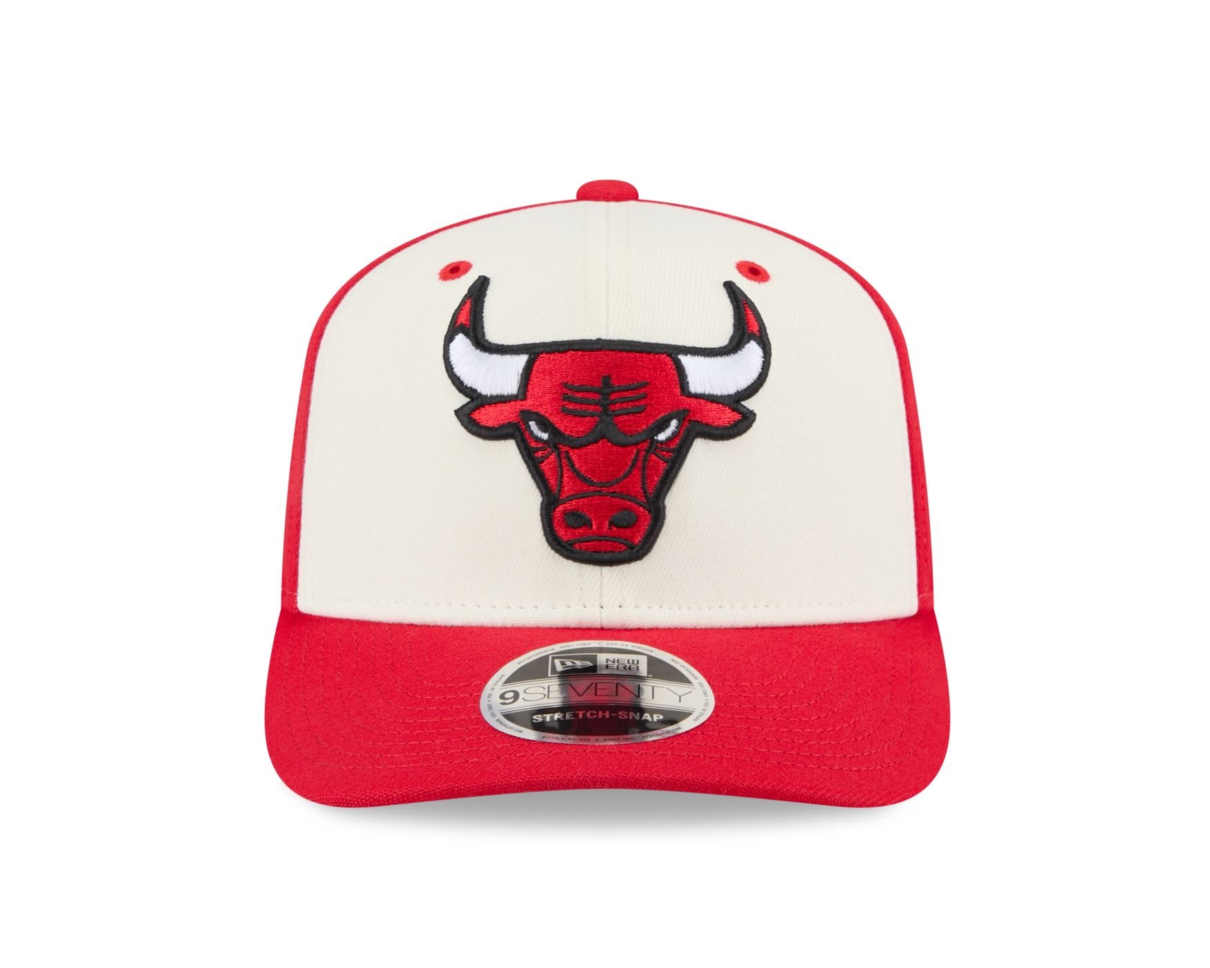 Bone New Era 9SEVENTY Strtch Snap Chicago Bulls NBA Branco Branco/Vermelho 2