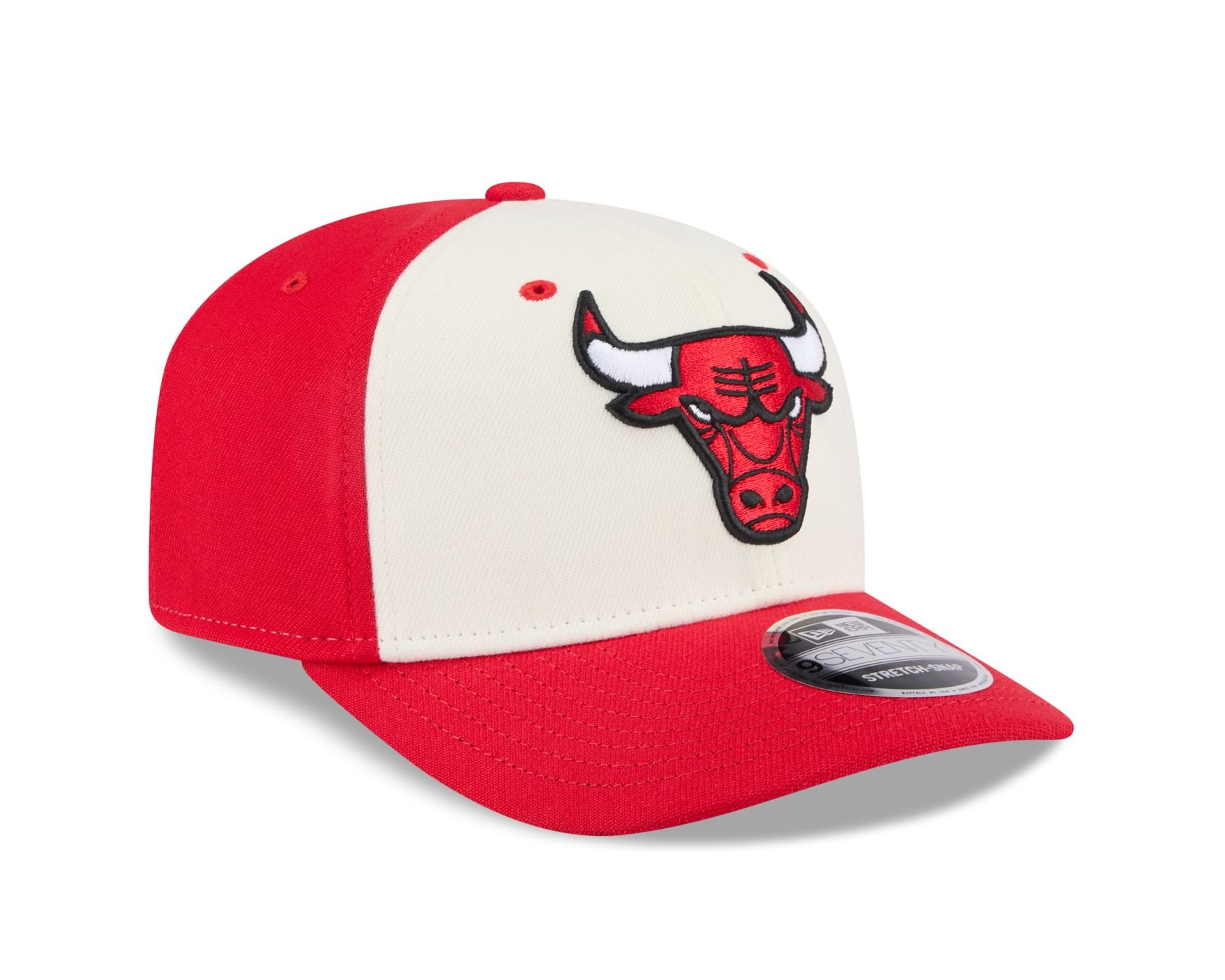 Bone New Era 9SEVENTY Strtch Snap Chicago Bulls NBA Branco Branco/Vermelho 3