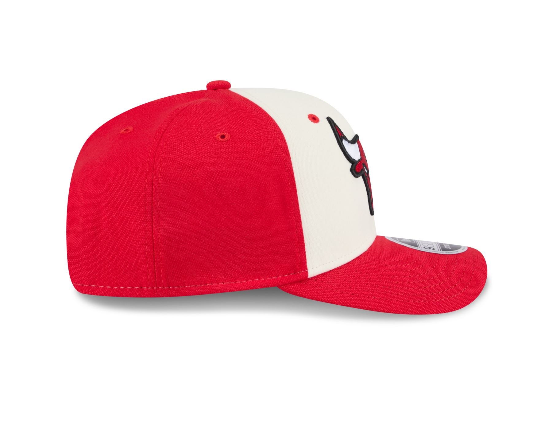 Bone New Era 9SEVENTY Strtch Snap Chicago Bulls NBA Branco Branco/Vermelho 4