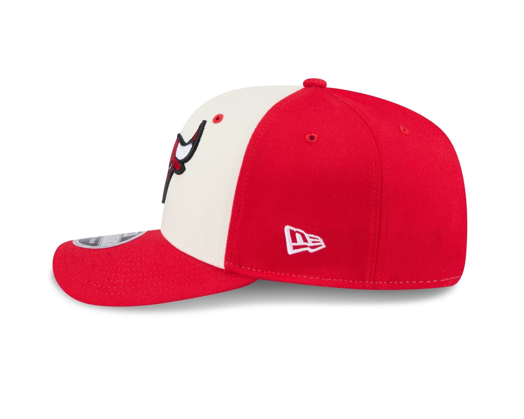 Bone New Era 9SEVENTY Strtch Snap Chicago Bulls NBA Branco Branco/Vermelho 7